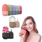 Silicone Ice Facial Roller Reusable Ice Cube Trays De-Puff Eye Bags
