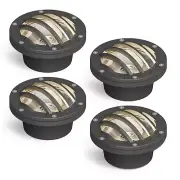 Low Voltage Well Lights Outdoor Landscape Lighting 4W 200 Lumen In-ground LED...