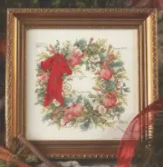 Praying Hands Scripture Wreath 7 Designs Leisure Arts Cross Stitch Pattern