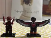 DAREDEVIL FALCON CHARLIE COX ANTHONY MACKIE RED BORN AGAIN DISNEY+ LEGO MINIFIG