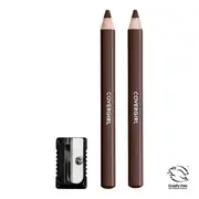 Covergirl Easy Breezy Brow Fill + Define Eyebrow Pencil, 505 Rich Brown, 2 Ea