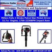 Millers Falls TWM Heavy Duty 2 Stroke Star Picket Post Driver 32.7cc Lightweight
