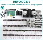 REVOX C270 tape recorder FULL machine capacitor & trimmer overhaul kit