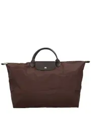 Longchamp Le Pliage Green Large Canvas Travel Bag