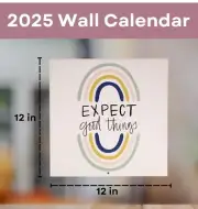 2025 Motivation Wall Calender