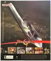 Vintage Print Ad 2003 Soul Calibur II 2 Xbox Spawn Original Promo Poster Art