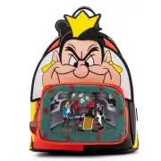 Loungefly Alice in Wonderland Queen of Hearts Printed Details Mini Backpack