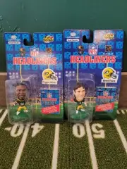 1996 Corinthian Headliners Figure Brett Favre & Reggie White Packers