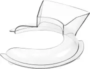 Pouring Shield KN1PS for 4.5-5 Quart Tilt-Head Stand Mixers W10616906...