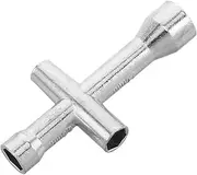 Set Metal Spanner Robot Tool Small Wrench Multi-Size Wrench Model Wrench Mini Wrench -Shaped Wrench Maintenance Tool Cast Silver