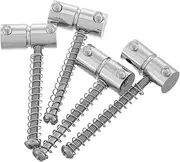 Toyvian Fit for Bass Guitars Guitar Bridge Tailpiece Sturdy Construction Adjustment Silver