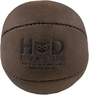 Hide & Drink, Leather Stress Ball/Hand Therapy/Squeeze/Exercise Ball/Physiotherapy/Anxiety/Strengthening, Handmade Includes 101 Year Warranty :: Bourbon Brown