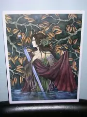 Amy Brown - Excalibur - SIGNED - OUT OF PRINT - VERY RARE