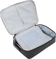 Generic Document Box, Fireproof Document File Safe Box with Lock, Fiberglass WaterProofing Multi Layer Document File Organizer, Home Office Safe Storage Case for Important Documents
