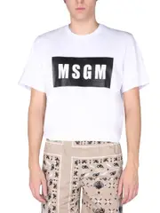 [MSGM] MSGM-T-Shirt With Logo Box-Uomo L