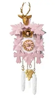 Quartz Cuckoo Clock 5 leaves, bird, with music EN 522/5/26 QM NEW