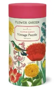 Cavallini Vintage 1000 Piece Jigsaw Puzzle - Flower Garden