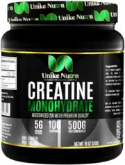 Unike Nutra Pure Creatine Monohydrate Powder Supplement Unflavored Supports B...
