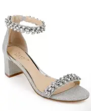 Women Jewel Badgley Mischka Evening Sandals Size: 9