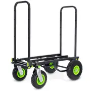 Gravity GCARTL01B 170kg Capacity Multifunctional Steel Trolley/Cart Large Black
