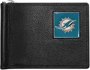 NFL Miami Dolphins Leather Bill Clip Wallet