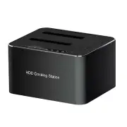USB 3.0 SATA HDD SSD Docking Station Clone Duplicator 2.5"/3.5" Hard Drive e