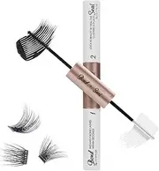 Eyelash Bond and Seal, Fast and Waterproof Drying Lash Glue, Super Strong Hold Eyes Eyelashes Glue for All Day, Eye Lash Glue Mascara for Makeup Use at Home for Women, Girls