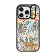 iPhone 16 Pro Impact Ring Stand Case MagSafe Compatible Moody Jungle