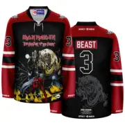 Iron Maiden The Number of the Beast SUB Hockey Jersey