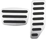 CHPGKGVNVT Car Pedasl for Isuzu D-MAX 2024 2023 2022 2021-2017 Pedal Cover Brake Accelerator Non-Slip Pads Stainless Steel Accessory Pedals(at)