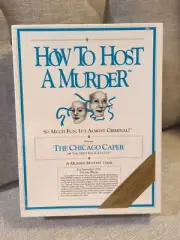 Vintage 1986 How To Host A Murder: The Chicago Caper Party Game Murder Mystery
