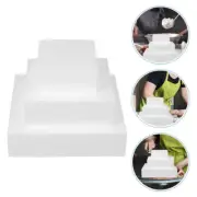3Pcs Multi-function Foams Cakes Reusable Fake Cakes Square Cake Dummies