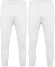 [DOLCE ENVY] Men's Thermal 2 Pack Long John Bottom Trouser Warm Base Layer for Winter Suitable for Daily Use High-Performance Bottom Trouser