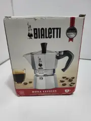 Bialetti 3 Cup Moka Express Stovetop Espresso Coffee Maker Pot New Coffee Mocha