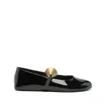 [Alaïa] Alaïa Jewel-detail Ballet Flats 40 IT BLACK