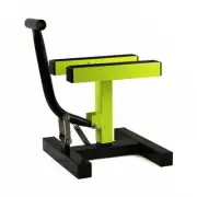Motocross Enduro Heavy Duty Lift Paddock Stand Neon Yel Single Pillar Bike Stand