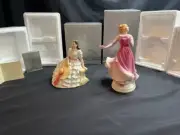 Vintage Avon Figurines Ginger Rogers & Scarlett O'Hara-Images of Hollywood 1984