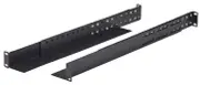 1U 4-Post Adjustable Rack Mount Server Shelf Rails - Audio/Network/IT Equipment
