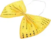 [YARNOW] Exaggerated Sequin Bow Tie for Men and Women Sparkly Glitter Accessory for Masquerade and Carnival -catching Design for and Costume Parties