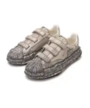 (ASK availability first)MIHARA YASUHIRO BLAKEY" OG Sole Faded Leather Low-top