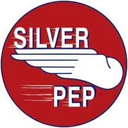 Silver Pep Gasoline - Wing Theme - NEW Steel Sign: 24" Dia. Round Made in USA