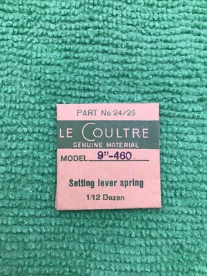 Jaeger Lecoultre Setting Lever Spring Cal. 9” 460 Part 445 24/25, NOS