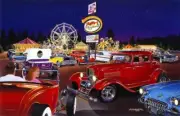 Classic Cars 240-87-4 Artwork Micro Fiber Cleaning Cloth