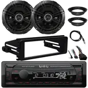 Infinity Radio Receiver, 2x 6.5" 240W Speakers, Antenna, Adapters, Install Kit