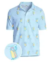 TIPSY ELVES SIZLIN SWING GOLF POLO SHIRT Men's Size 3XL NEW WITH TAGS!