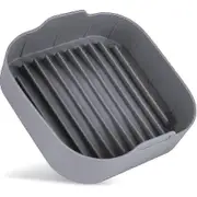 Air Fryer Silicone Pot, Replacement For Paper Liners, Square Silicone Air Fryer Basket, Silicone Bowl For Air Fryer Oven Accessories, No More Ha