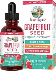 Grapefruit Seed Extract by MaryRuth's | Grapefruit Seed Oil Drops | Peel & Seed | Herbal Tinctures Liquid Drops | Sugar Free | Vegan | Non-GMO | Gluten Free| Unflavored | 30 Servings | 1oz