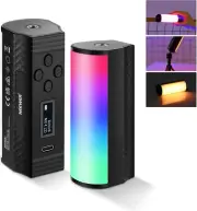 NEEWER Magnetic Handheld Light Wand, 360° Full RGB Mini LED Video Light Stick,