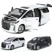 1/18 Scale Alphard MPV Toy Car Diecast Model Car Alloy Metal Vehicle Collectable