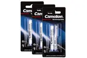 3x Camelion 18650 Lithium-Ion Rechargeable Battery 2600mAh 3.7V PVC For Torches